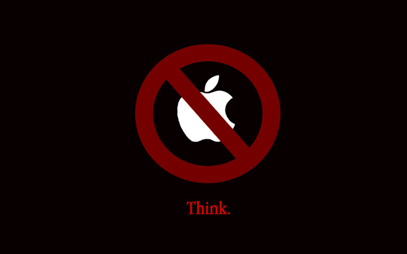 No Apple logo symbol