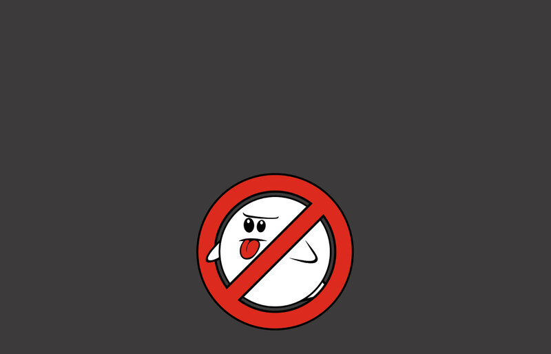 No Boo sign