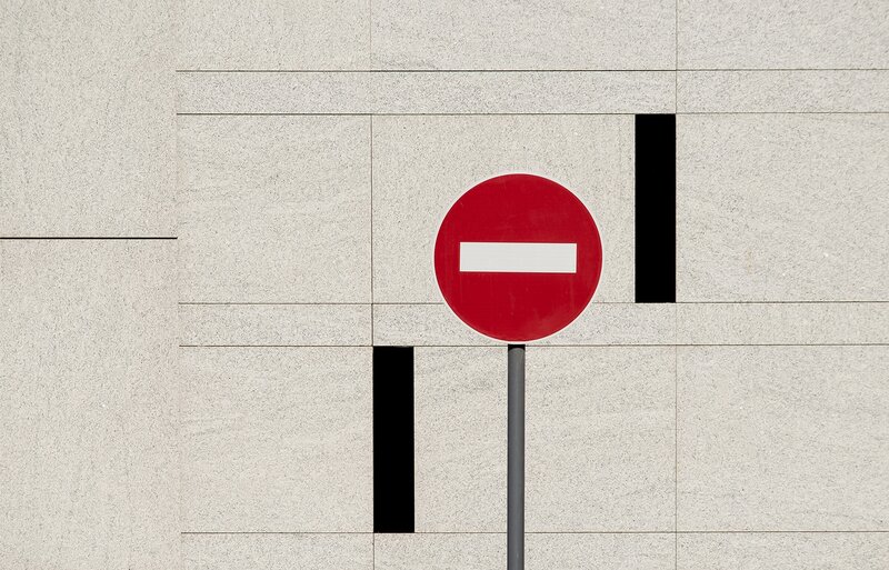No Entry Sign — Red
