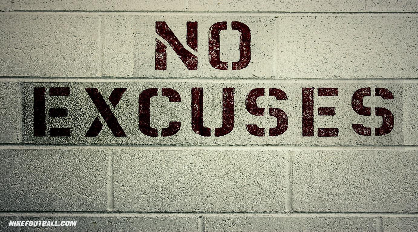 no excuses wall art