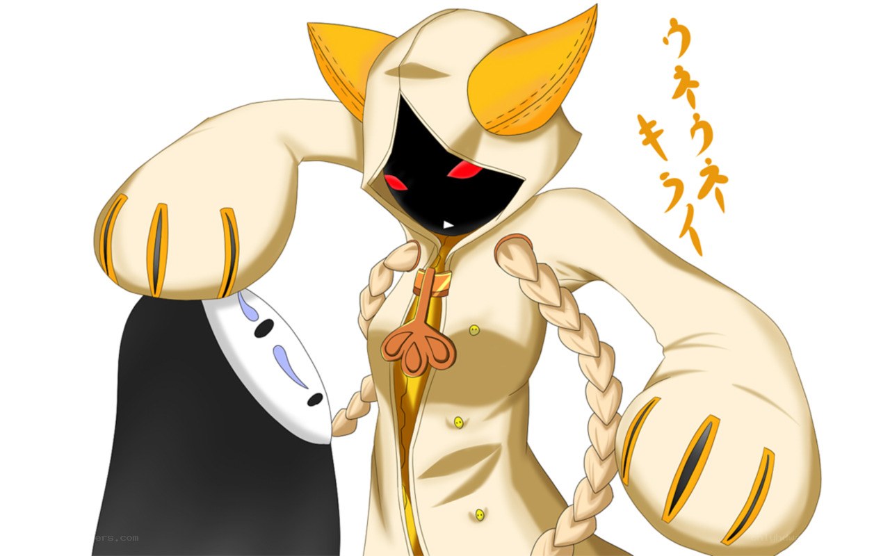 No-Face and a Pokémon