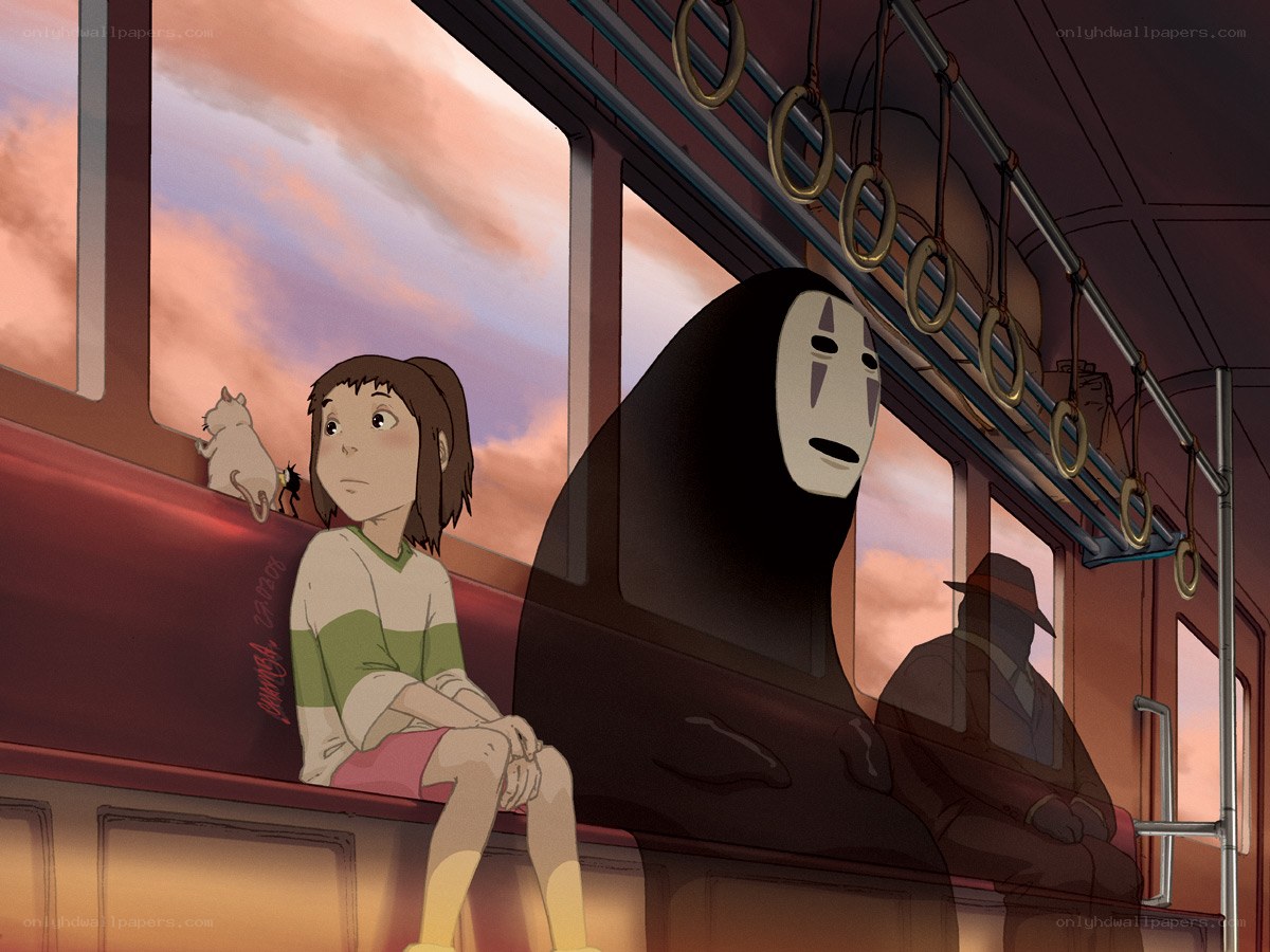 No-Face on a train