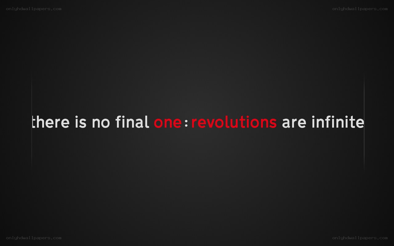 no final one revolutions infinite