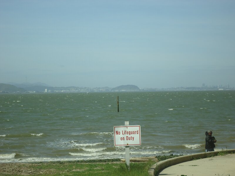 No lifeguard on duty sign