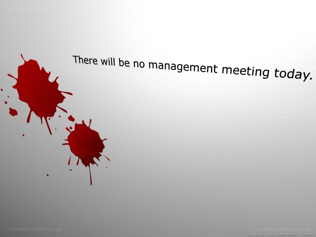 No meeting today notice