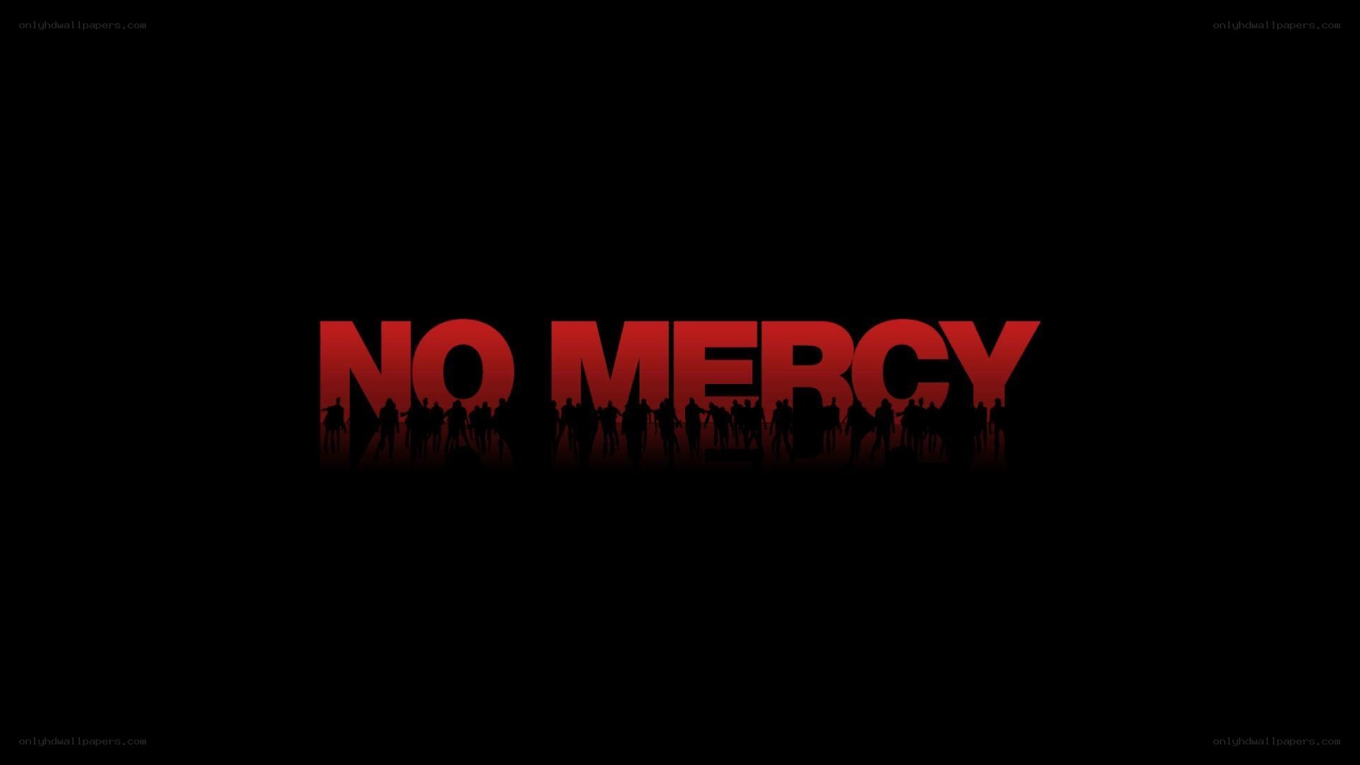 No Mercy title card
