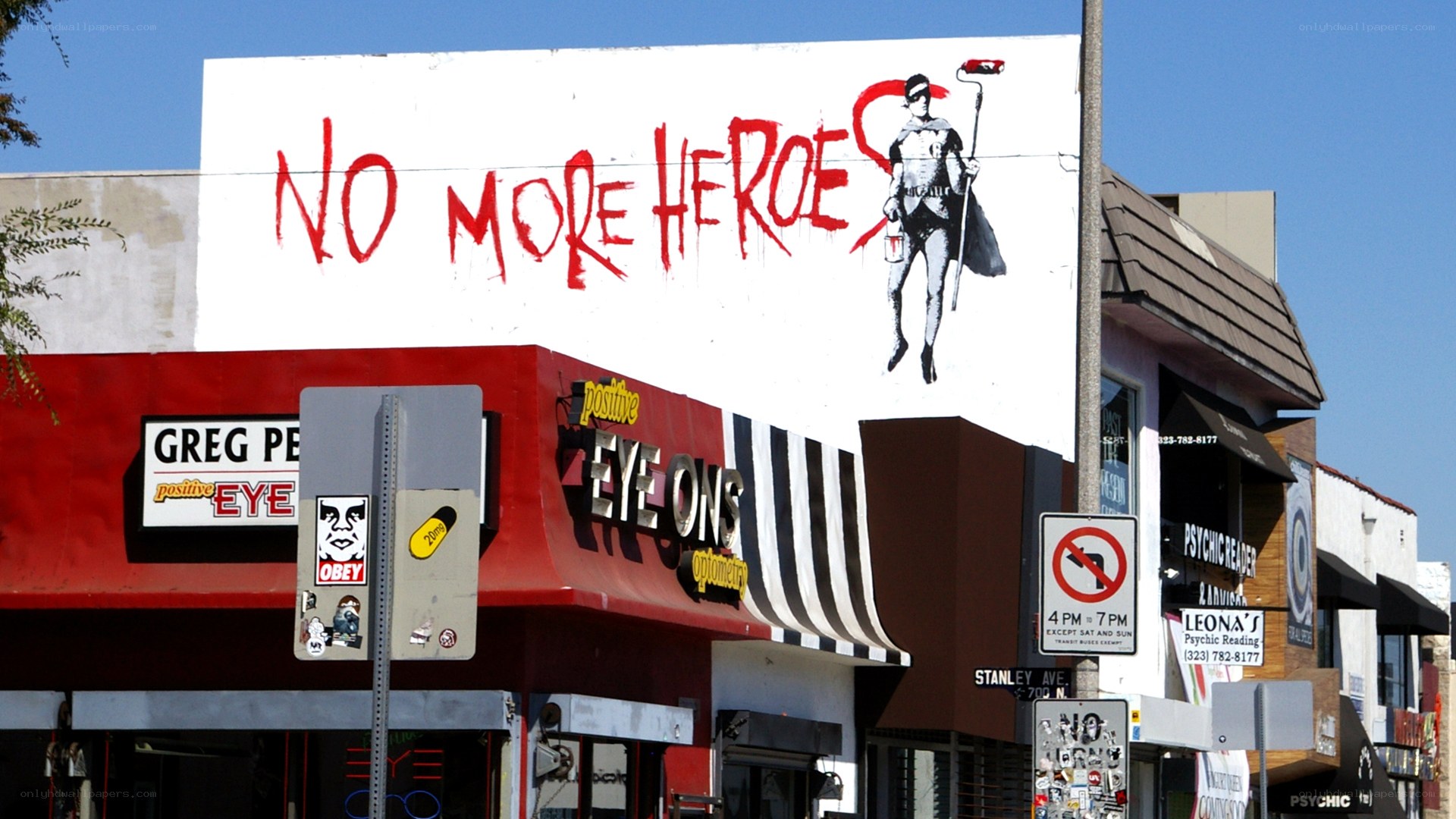 No More Heroes street art