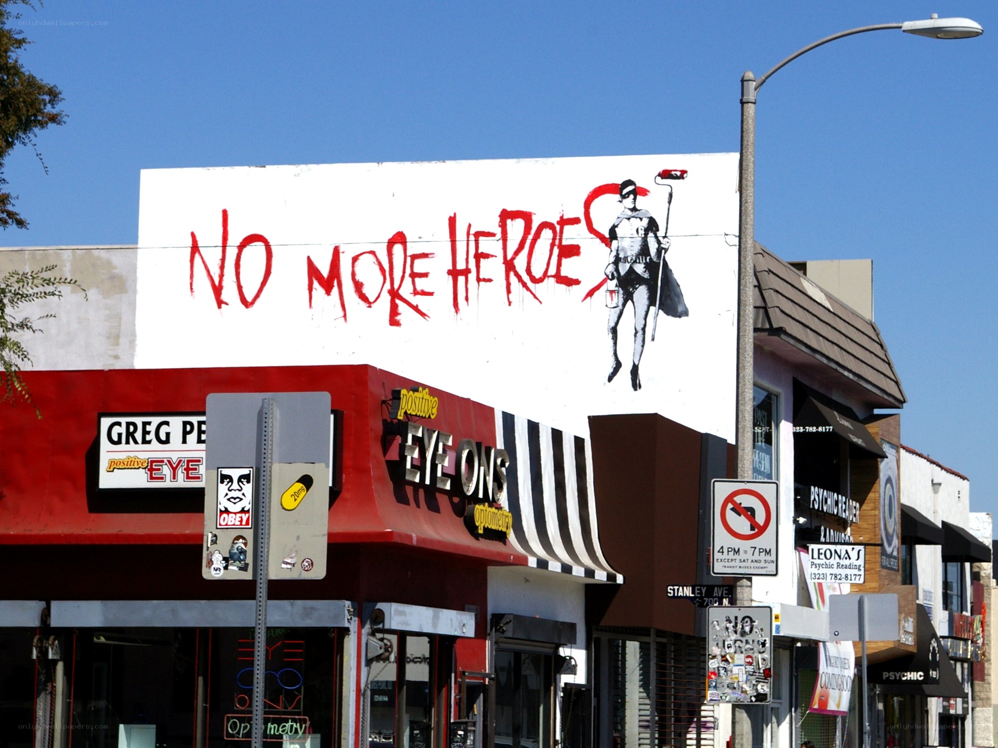 No More Heroes street art