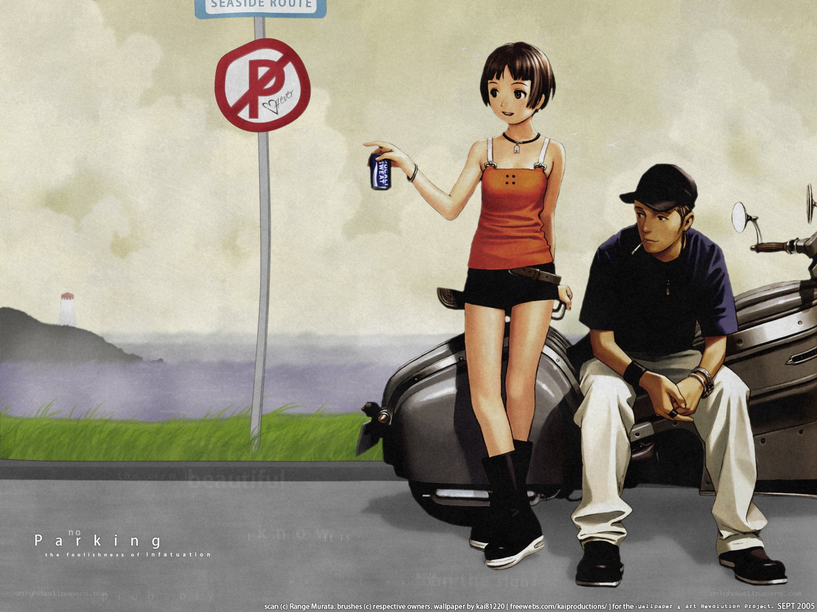 No Parking at Seaside Route