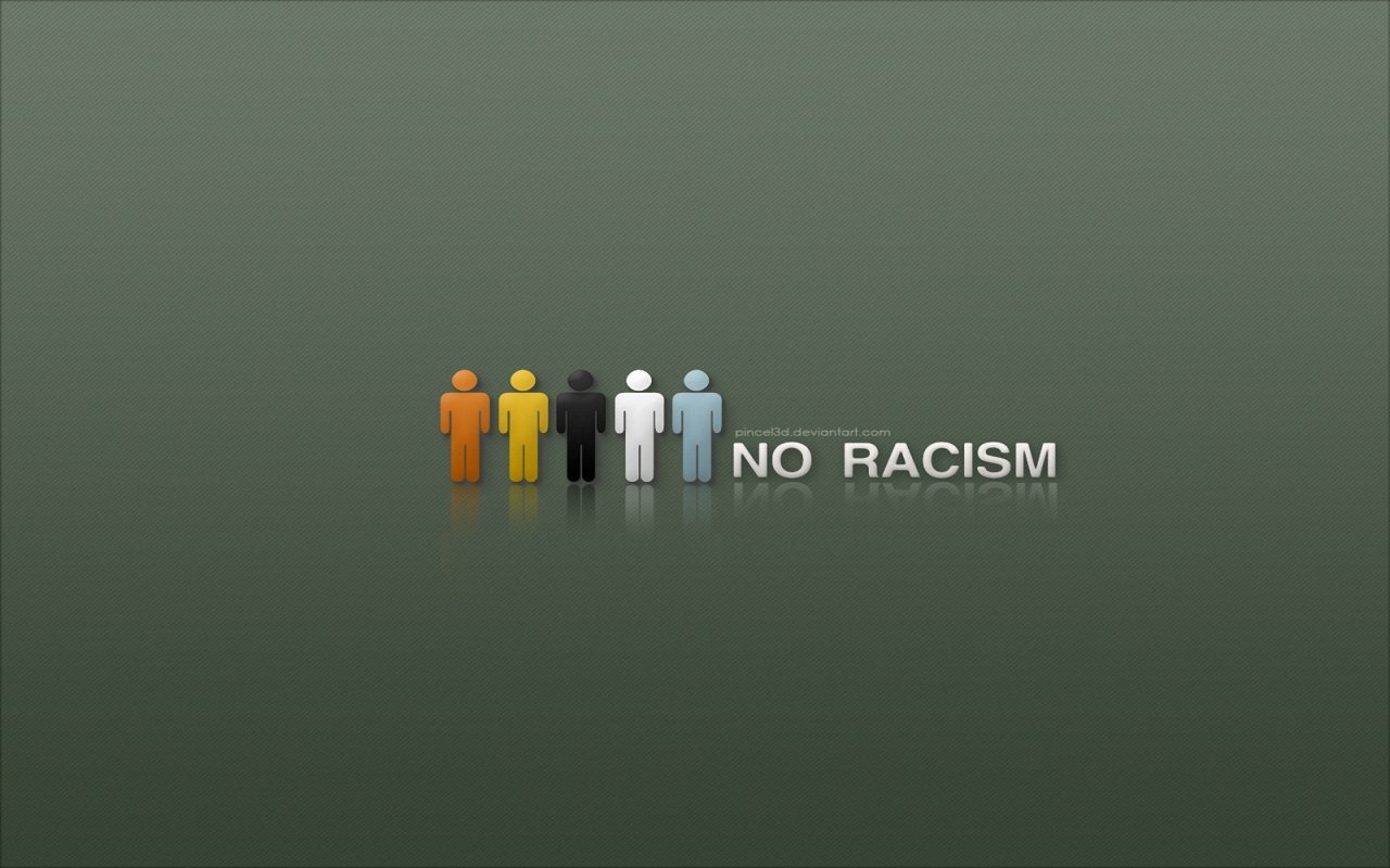 No Racism Message