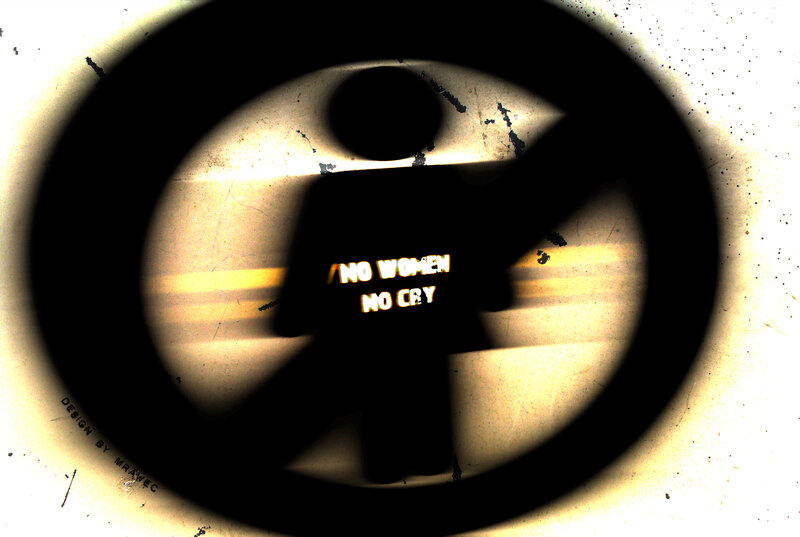 No Women No Cry sign
