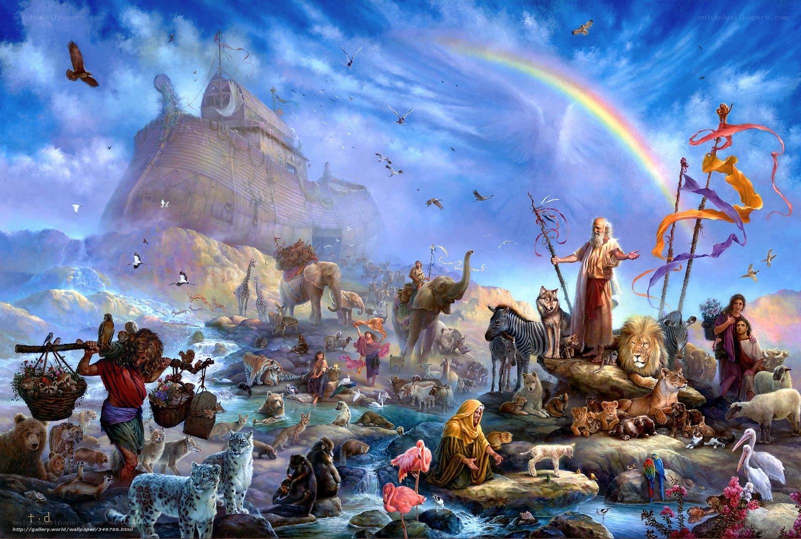 Noah's Ark and the animals