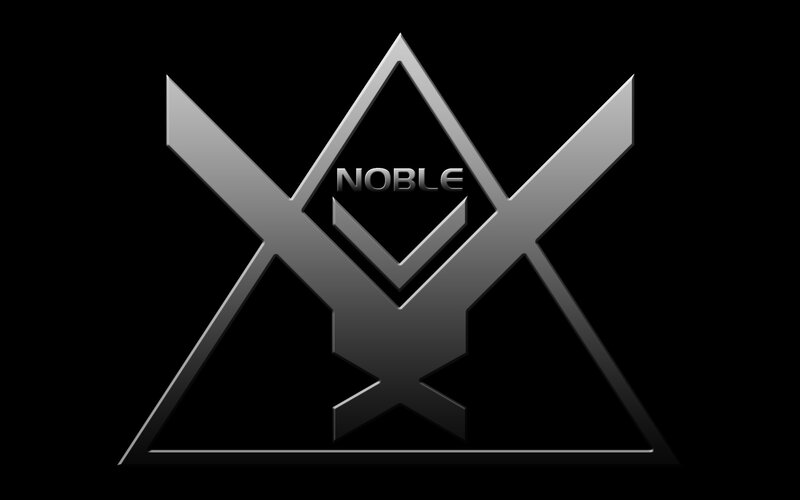 Noble logo with crossed swords