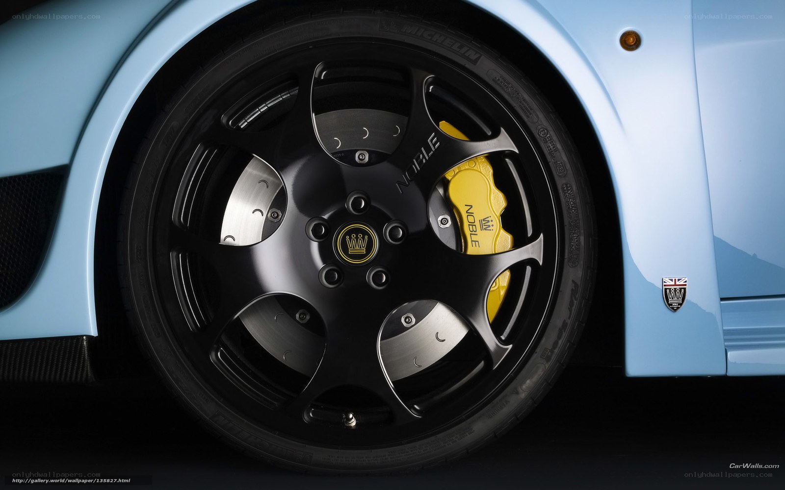 Noble M12 wheel detail