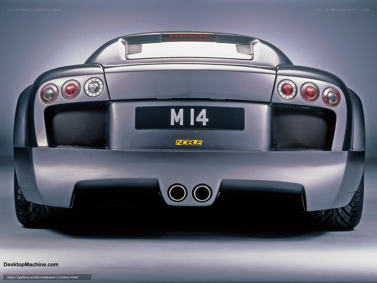 Noble M14 rear view