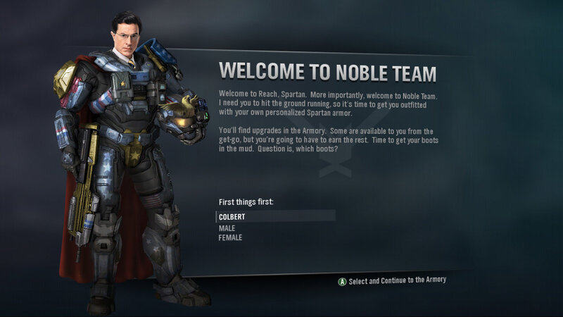 Noble Team welcome screen