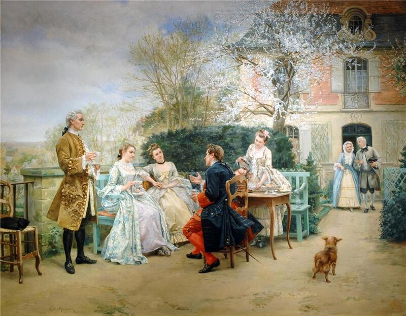 Nobles in Garden