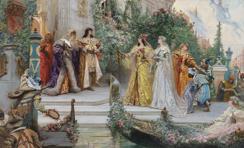 Nobles on a Canal