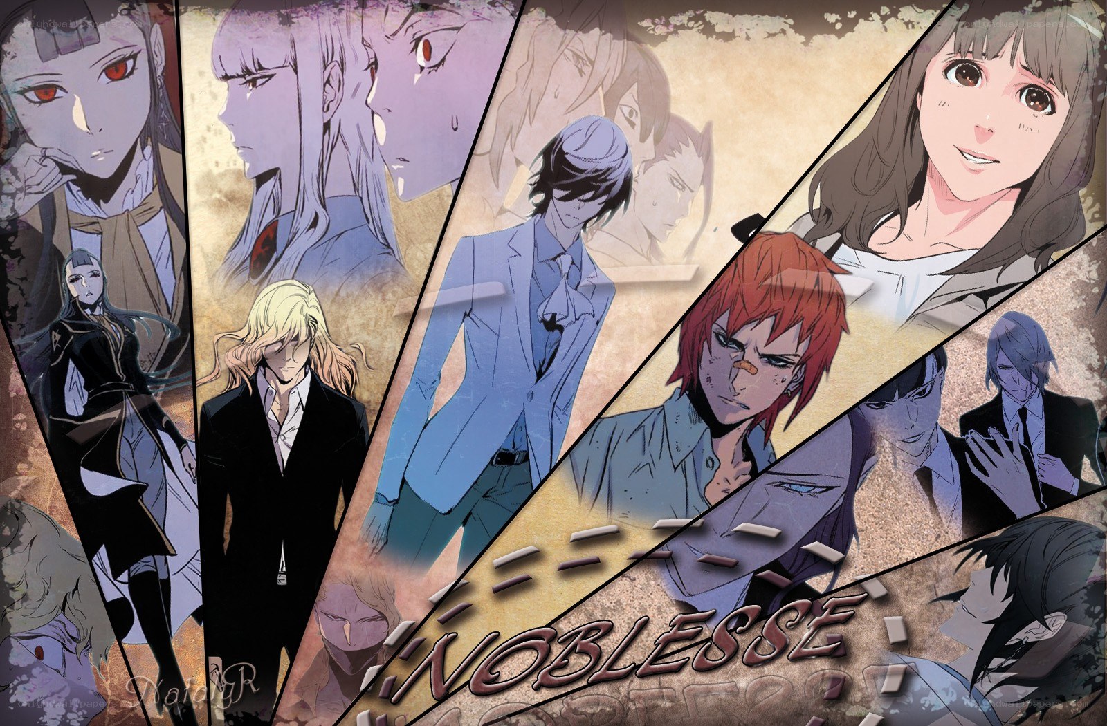 Noblesse anime character collage