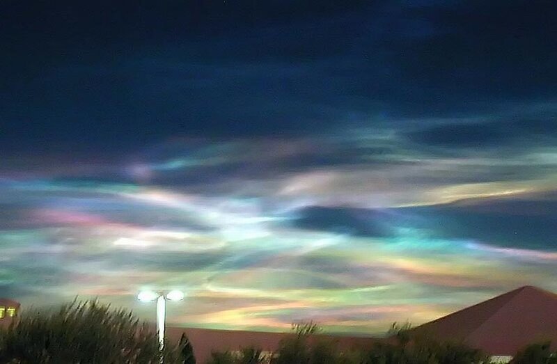 Noctilucent Clouds — Blue, Dramatic
