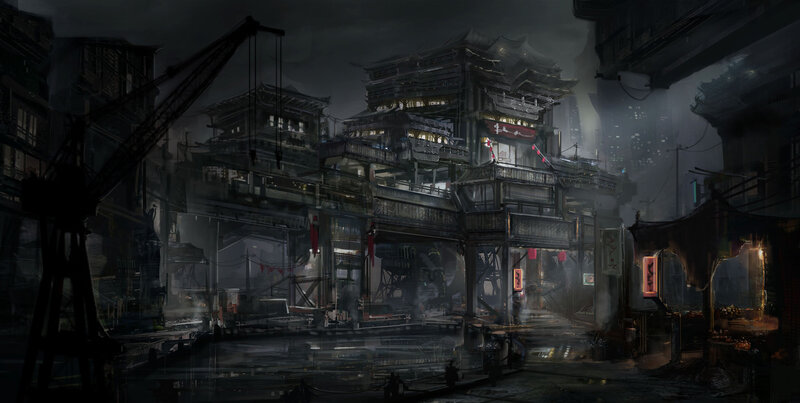 nocturnal port city