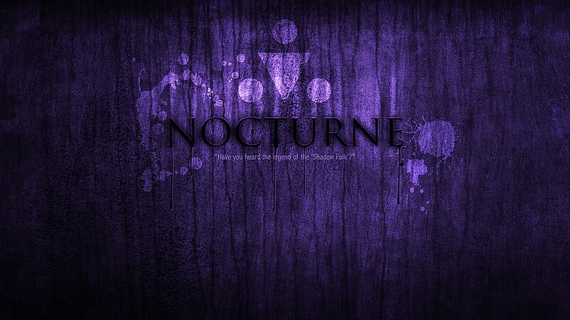 Nocturne Logo on Purple Background