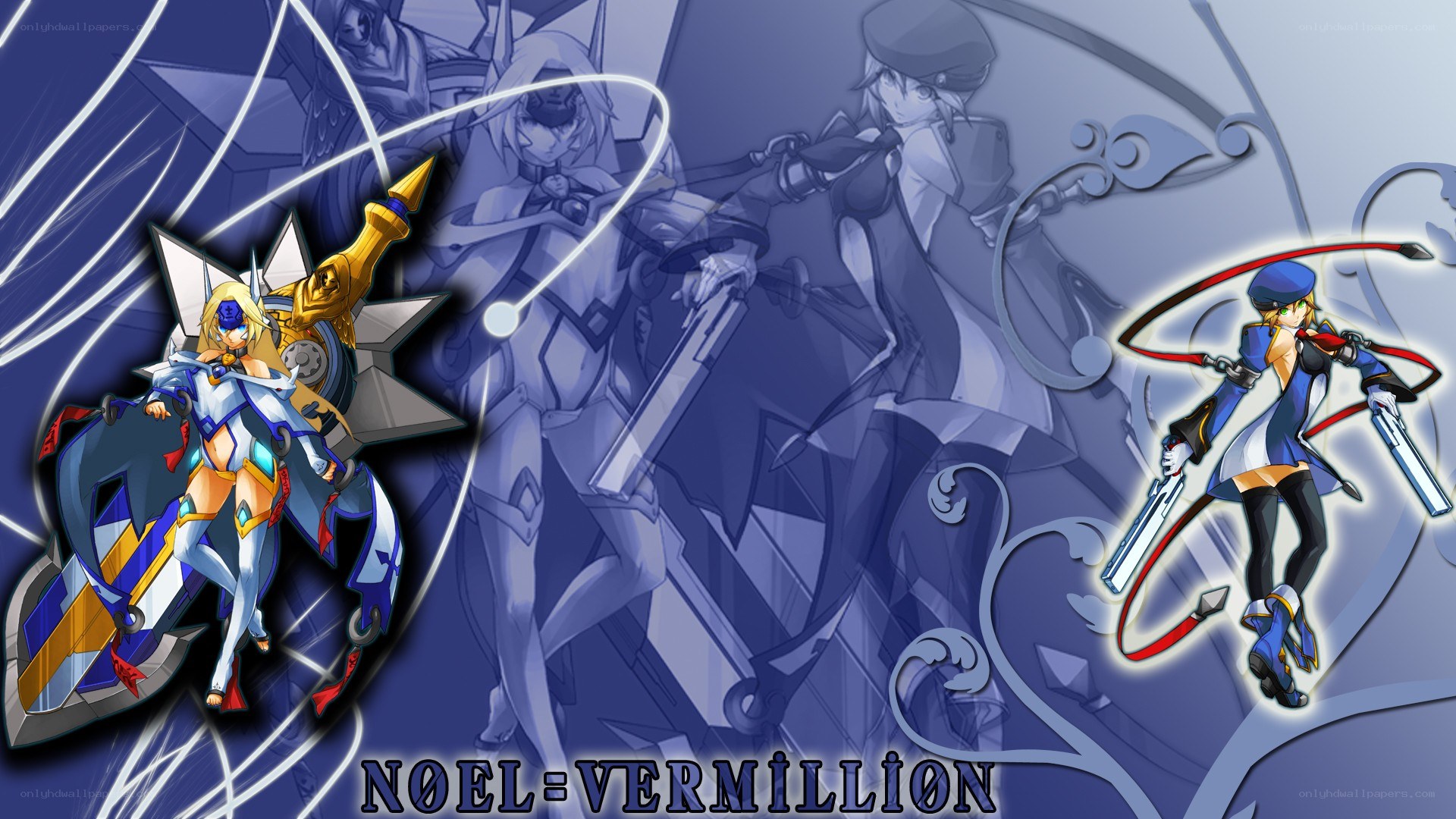 Noel and Vermillion characters