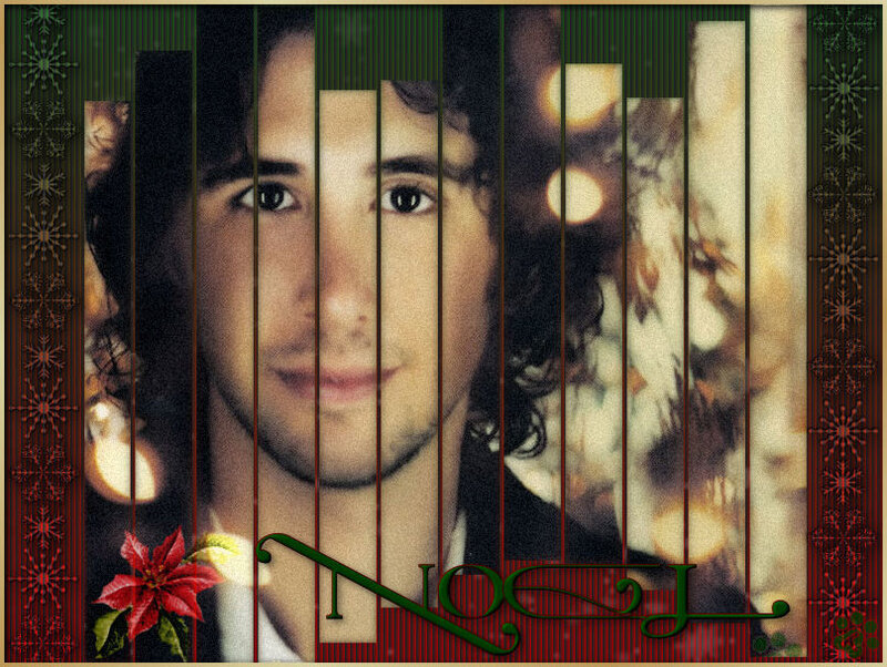 Noel holiday card with portrait