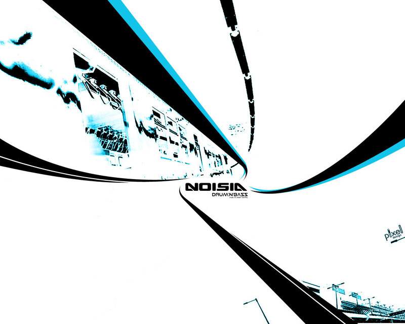 Noisia Drum 'N' Bass logo design