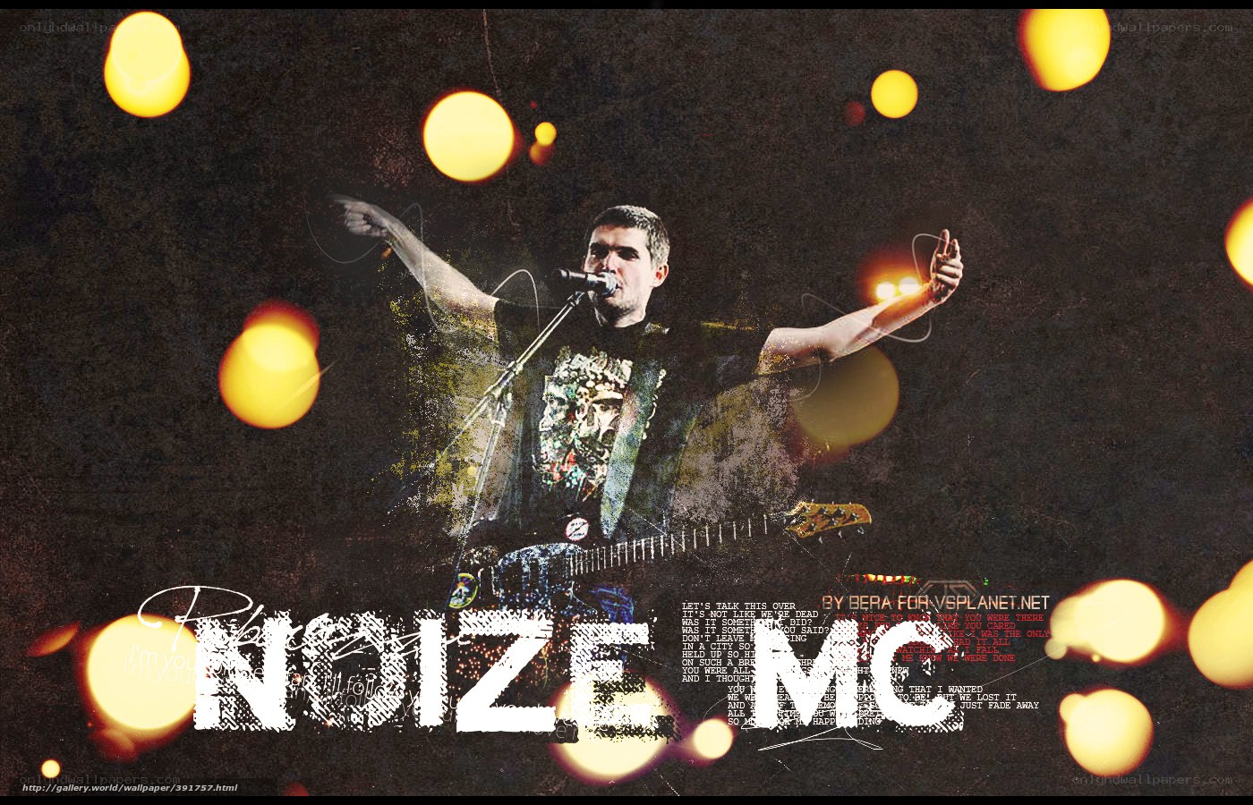 Noize MC concert wallpaper