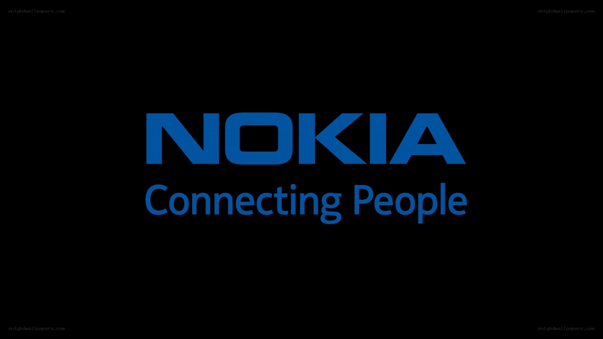 Nokia logo with tagline