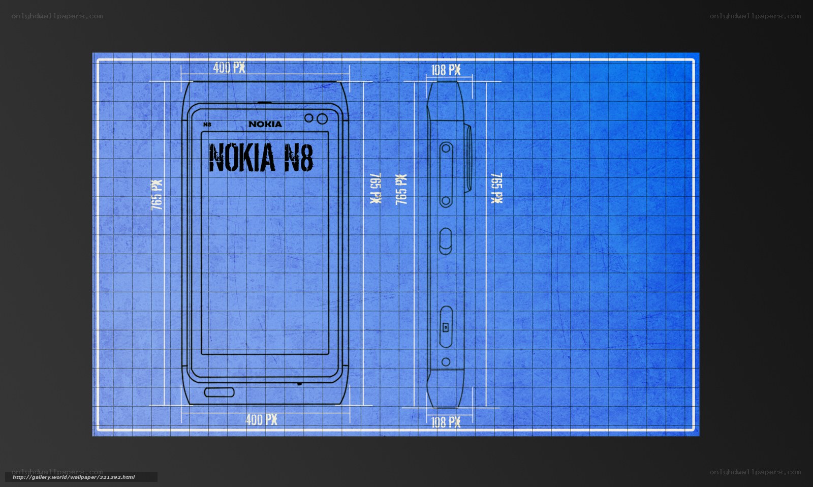 Nokia N8 blueprint design