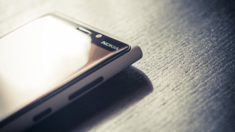 Nokia phone on wooden surface