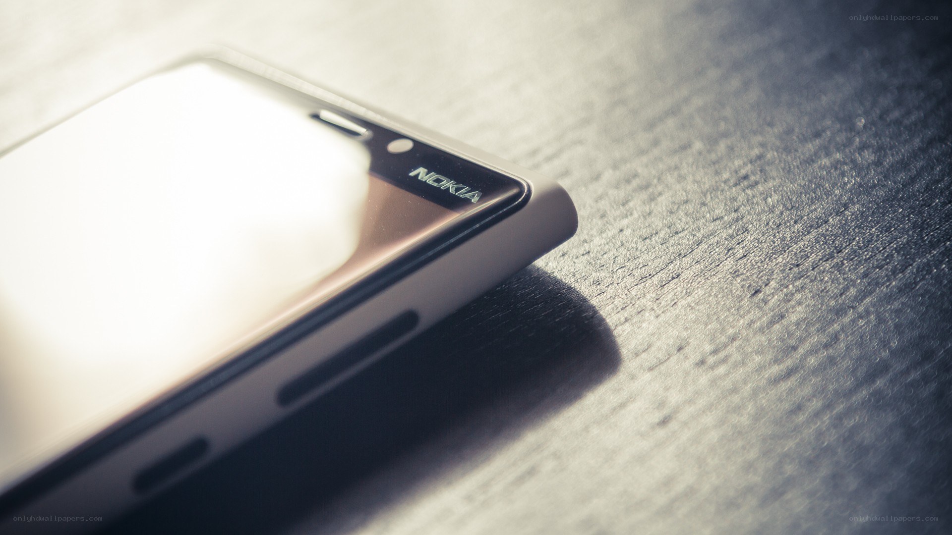 Nokia phone on wooden surface
