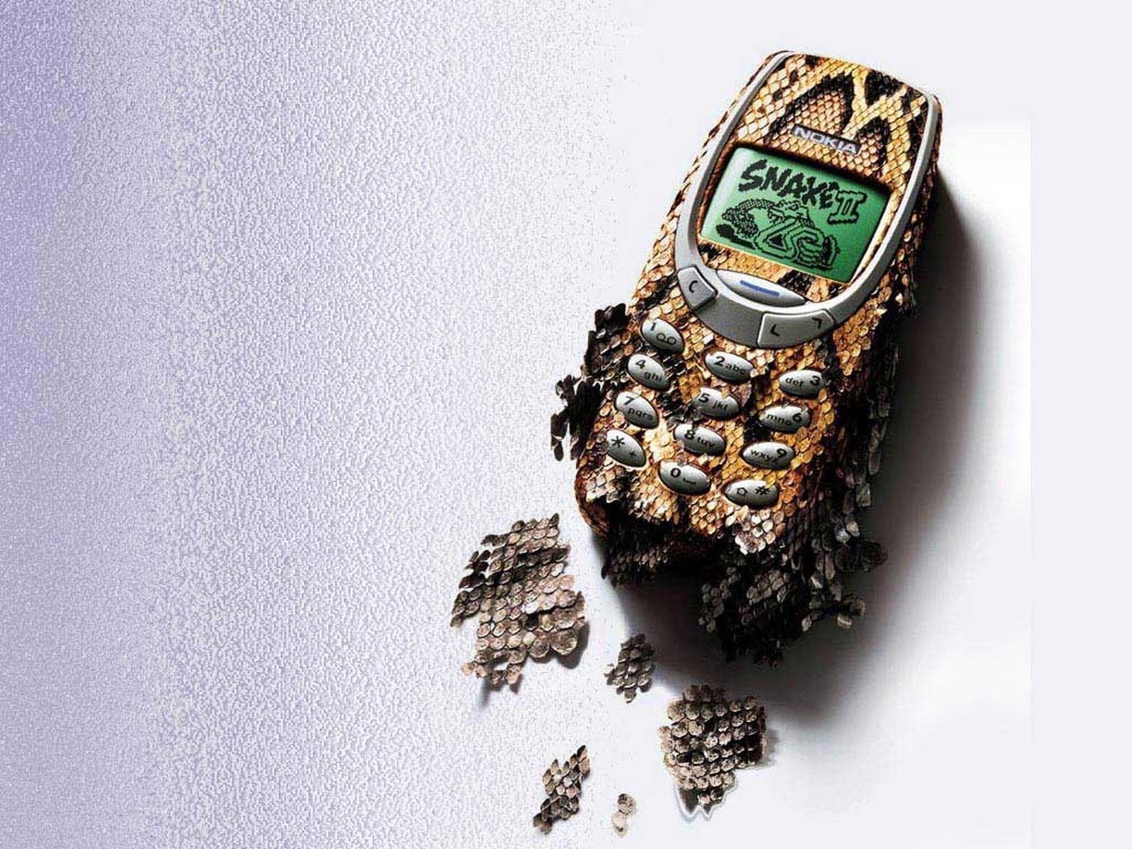 Nokia phone with snake skin