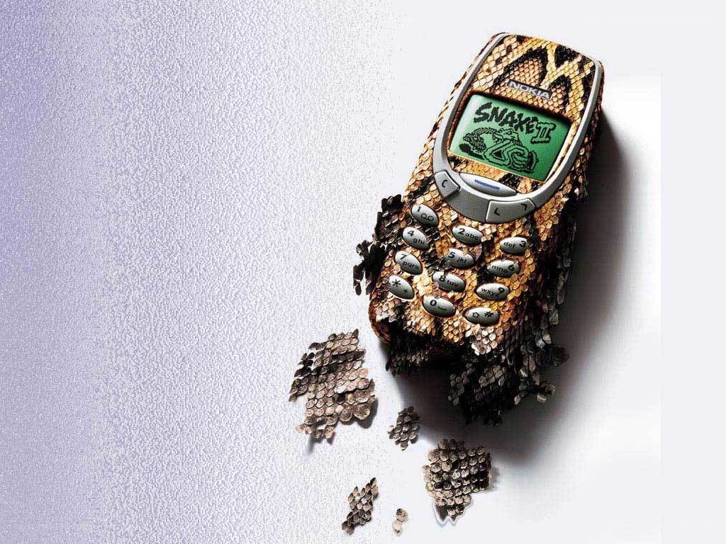 Nokia phone with snake skin