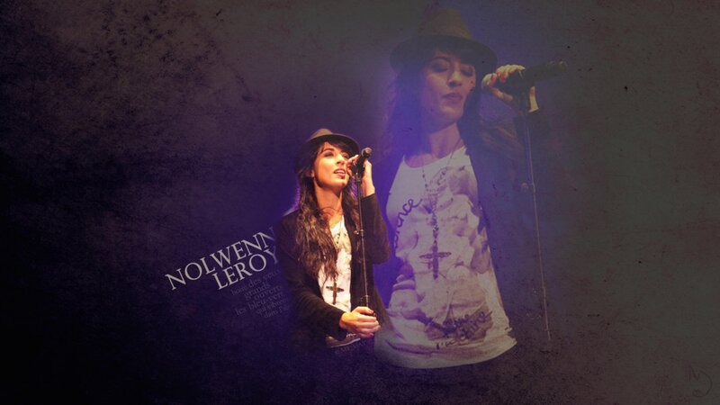 Nolwenn Leroy performing on stage