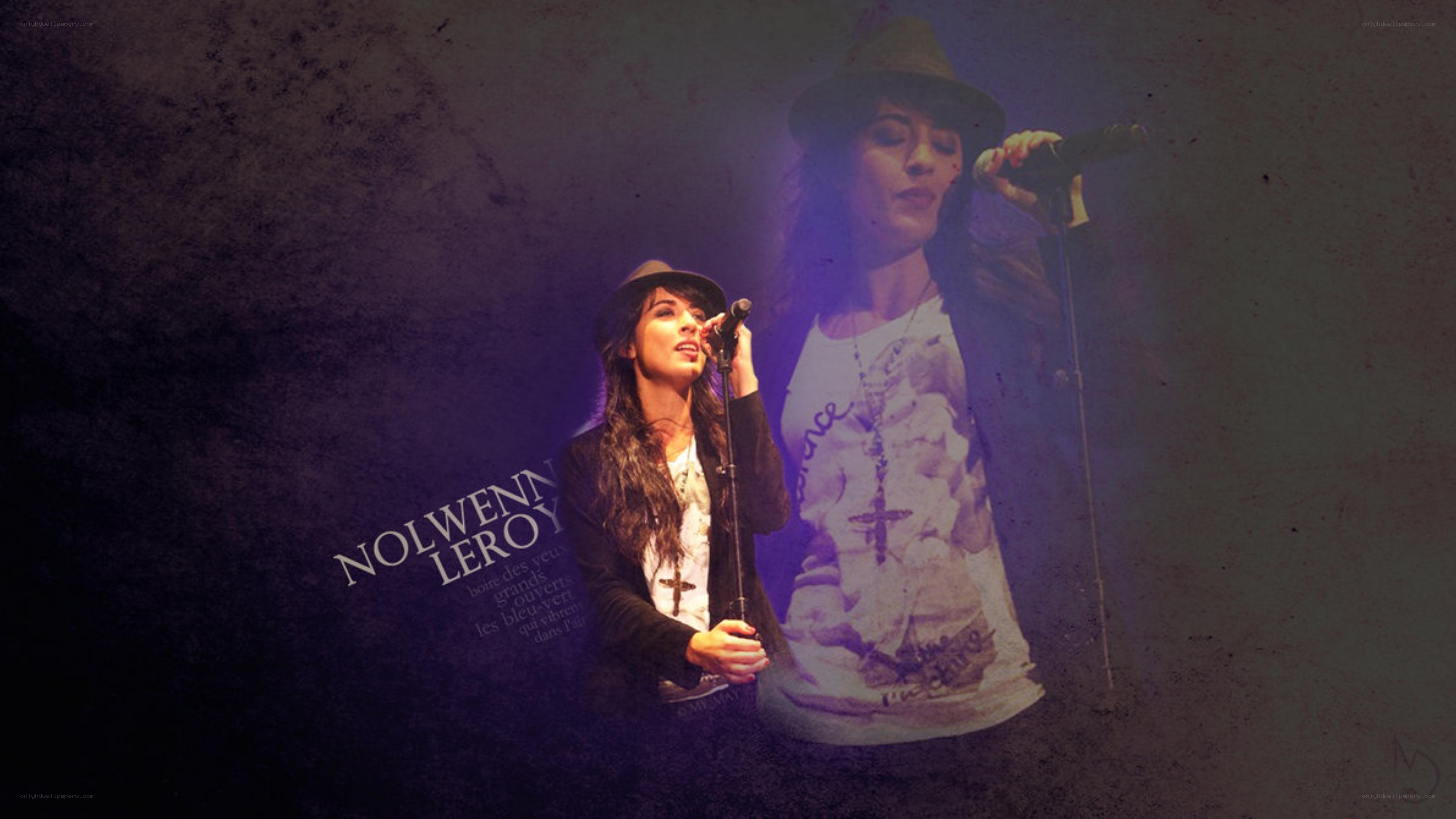 Nolwenn Leroy performing on stage