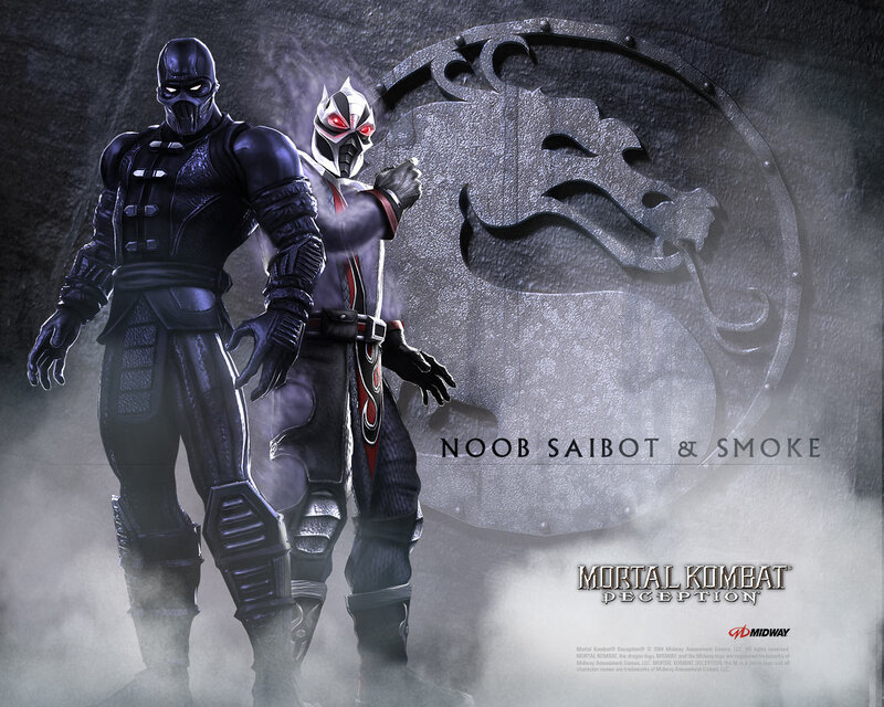 Noob Saibot and Smoke from Mortal Kombat