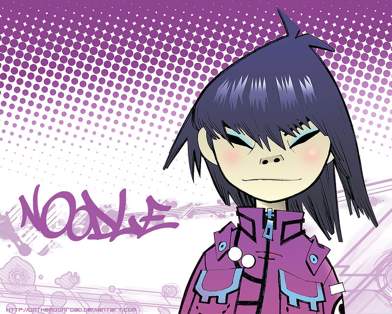 Noodle character from Gorillaz