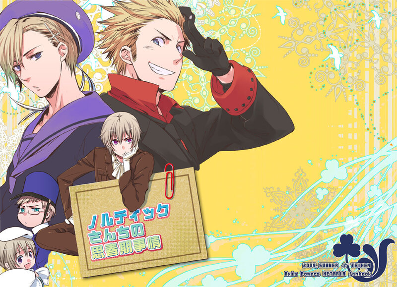 Nordic Characters Illustration