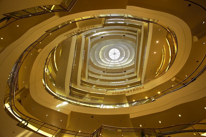 Nordstrom spiral atrium