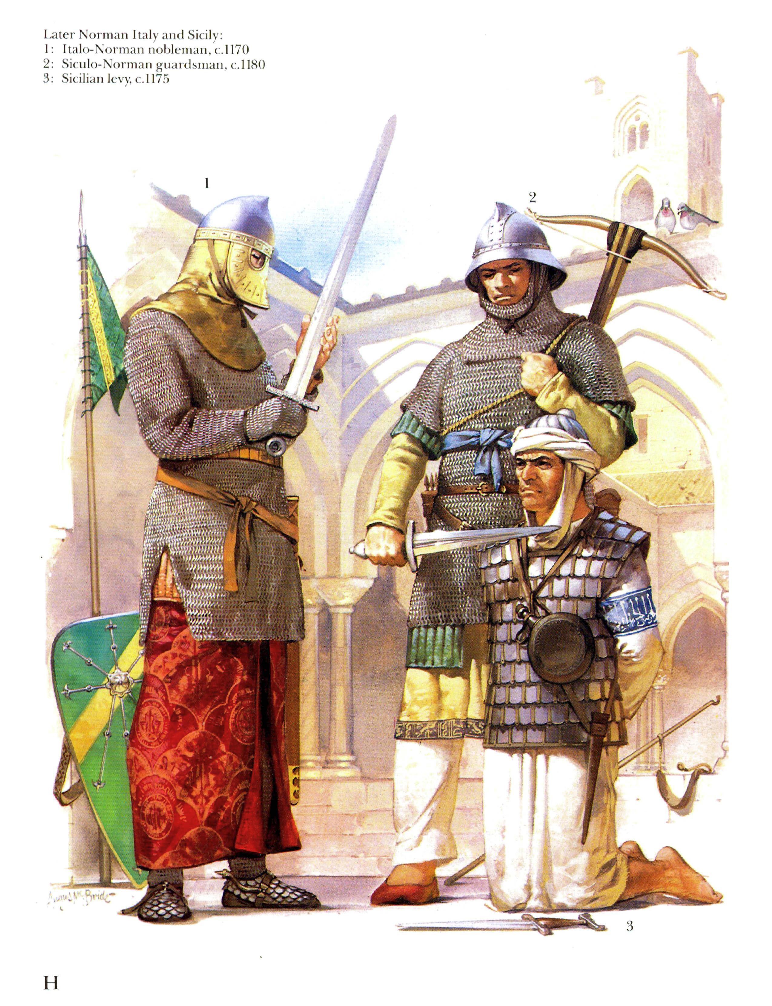Norman soldiers in Italy