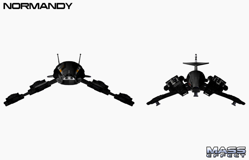 Normandy spacecraft models