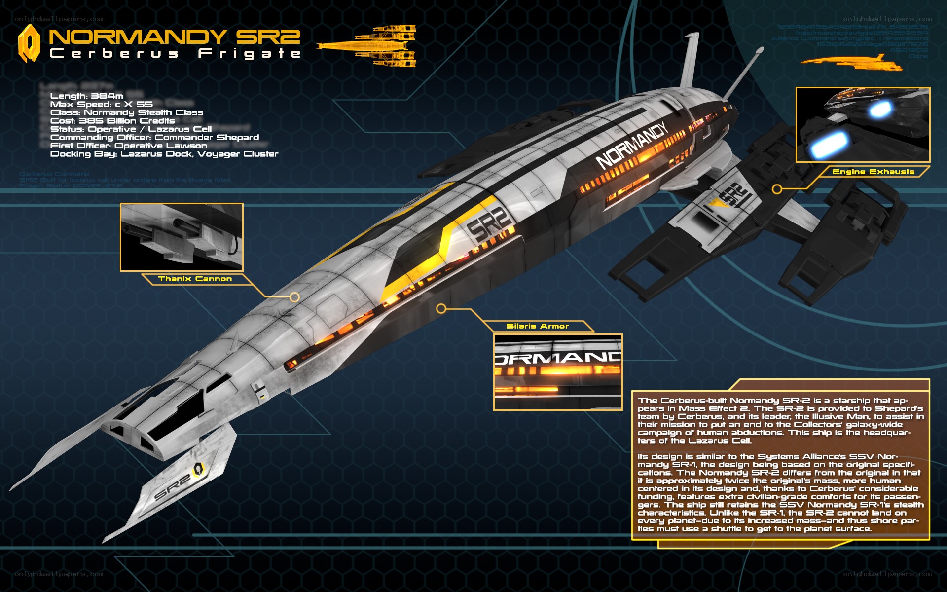 Normandy SR2 starship design