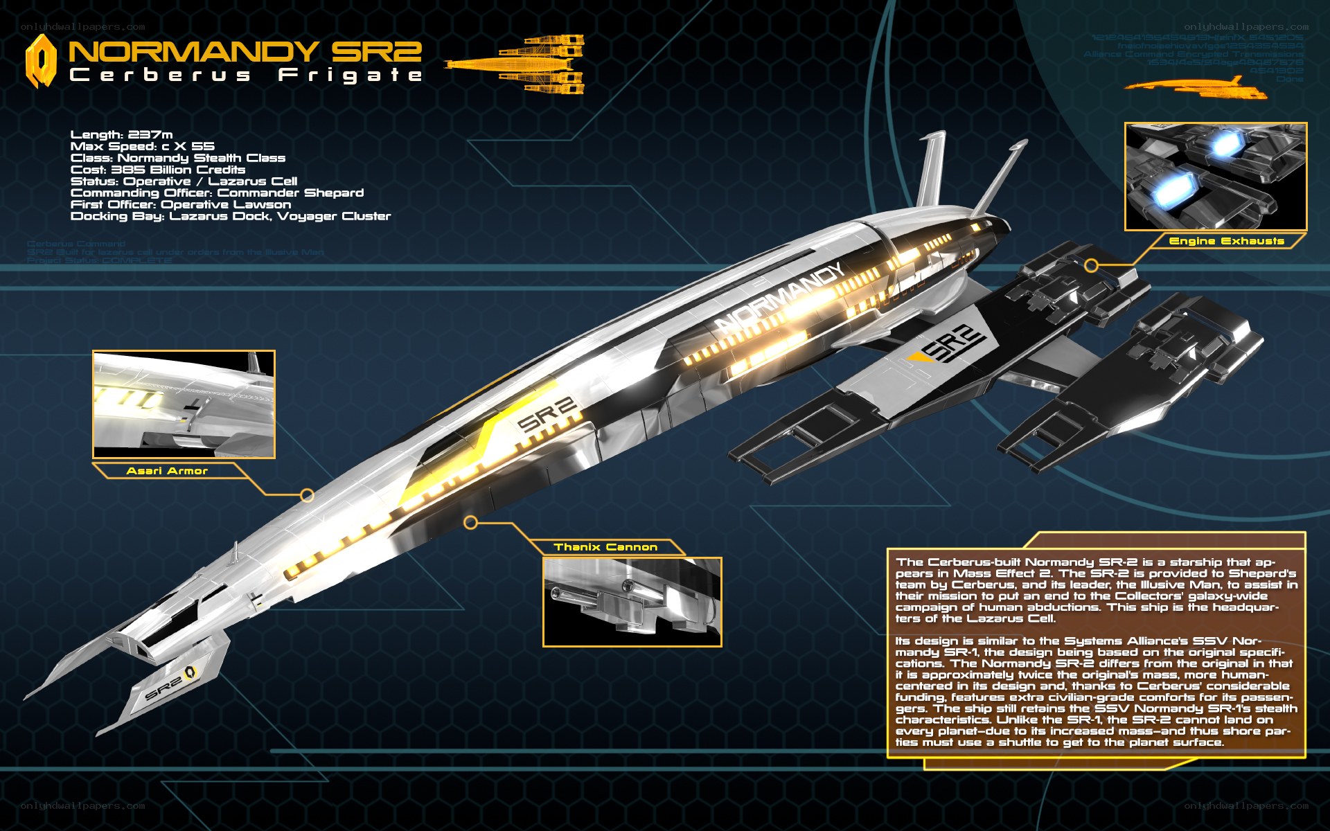 Normandy SR2 starship design