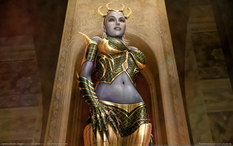Norrath character in ornate armor
