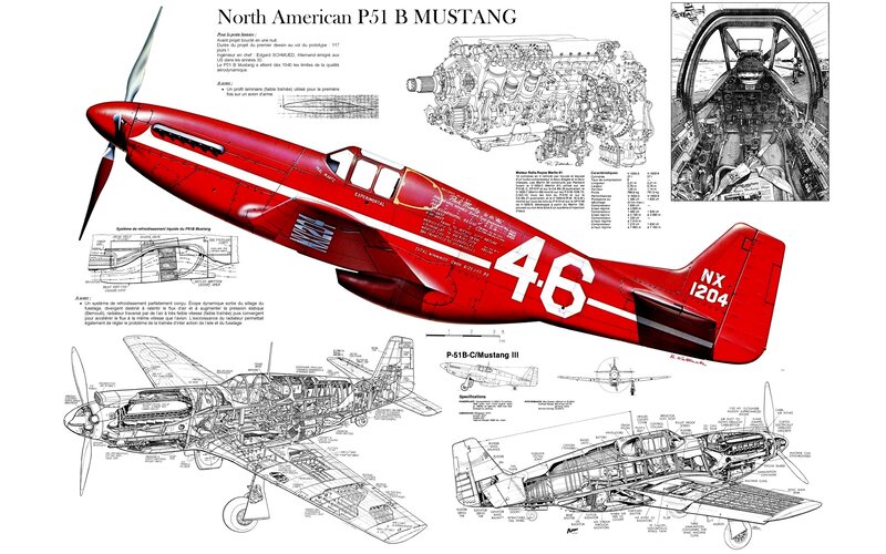 North American P-51B Mustang