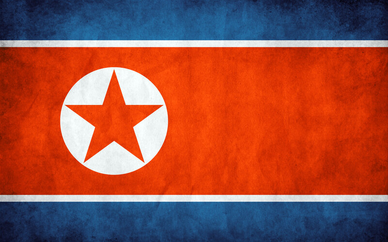 North Korean Flag — Red