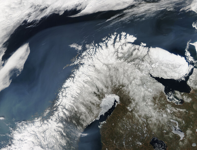 Northern Europe from Space
